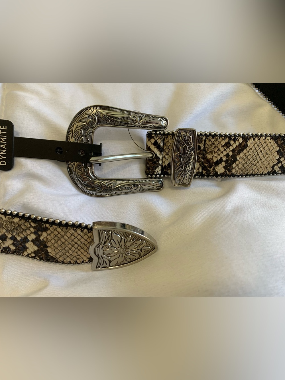 New with tags DYNAMITE belt size XS - Picture 2 of 4